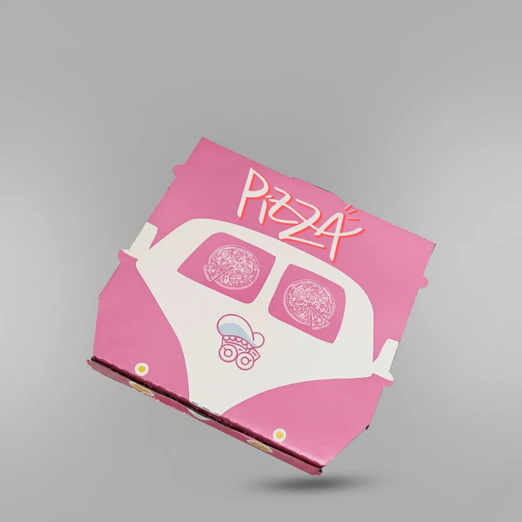 Pink Pizza Boxes