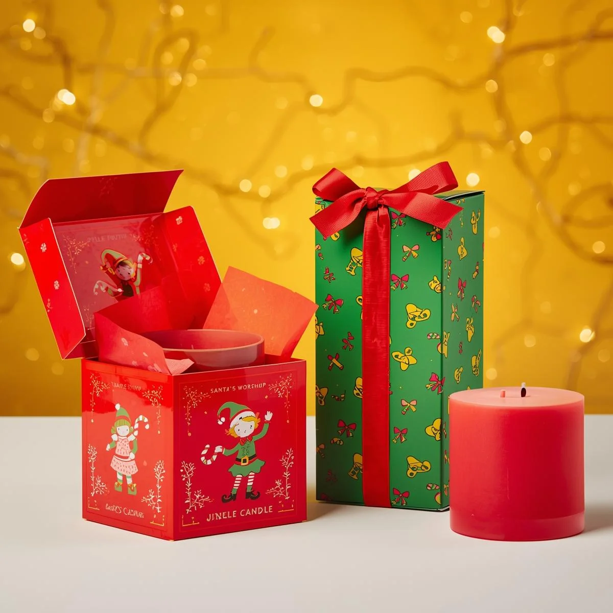 Christmas Candle Boxes