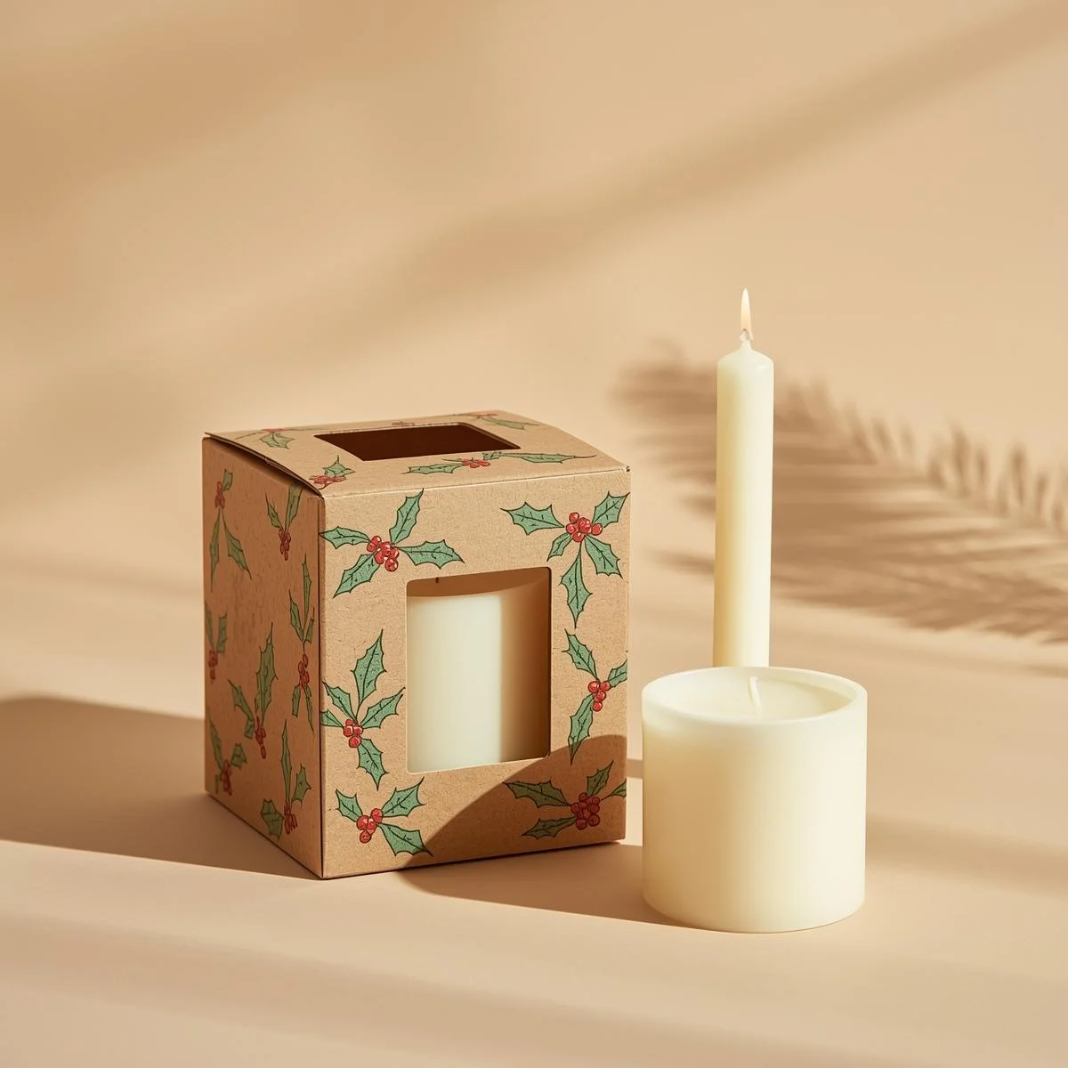 Custom Christmas Candle Boxes