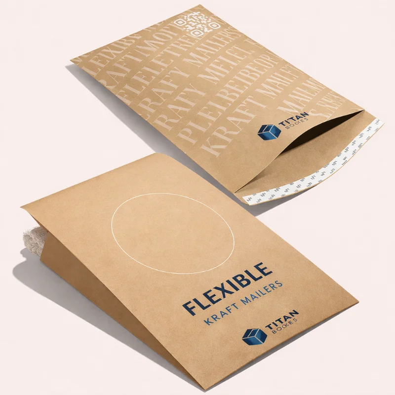 Custom Flexible Kraft Mailers