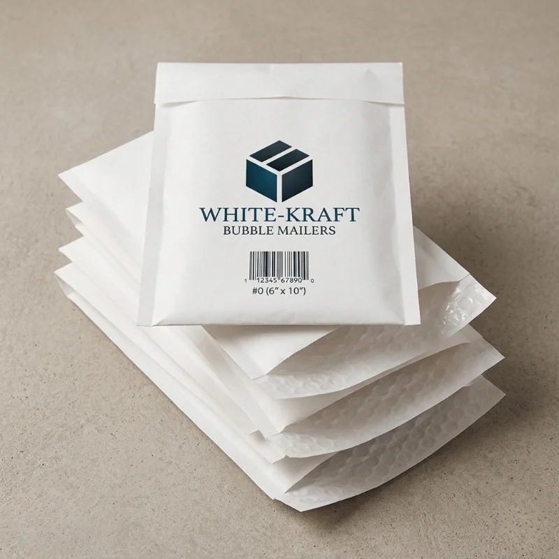 White Kraft Bubble Mailers