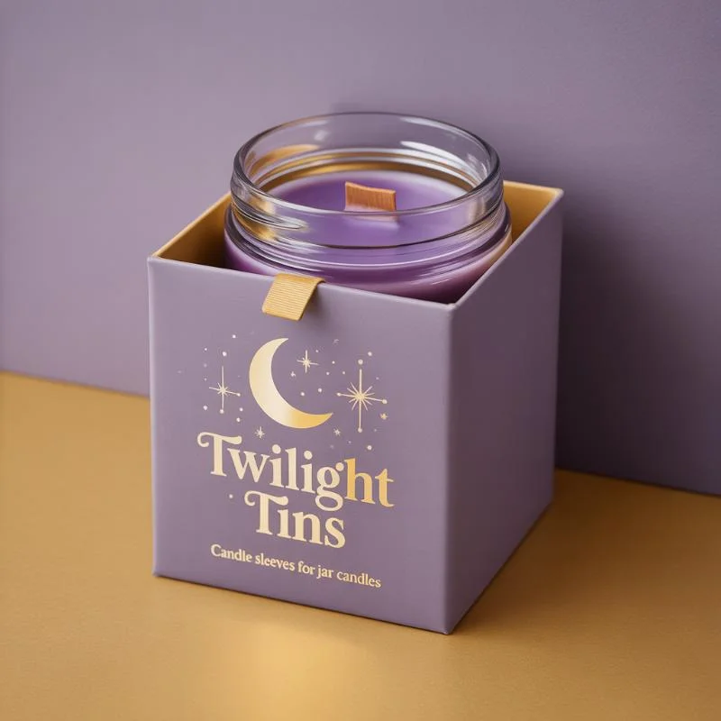 Custom Candle Jar Sleeve