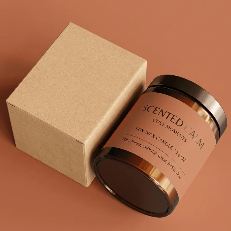 Custom Kraft Candle Boxes