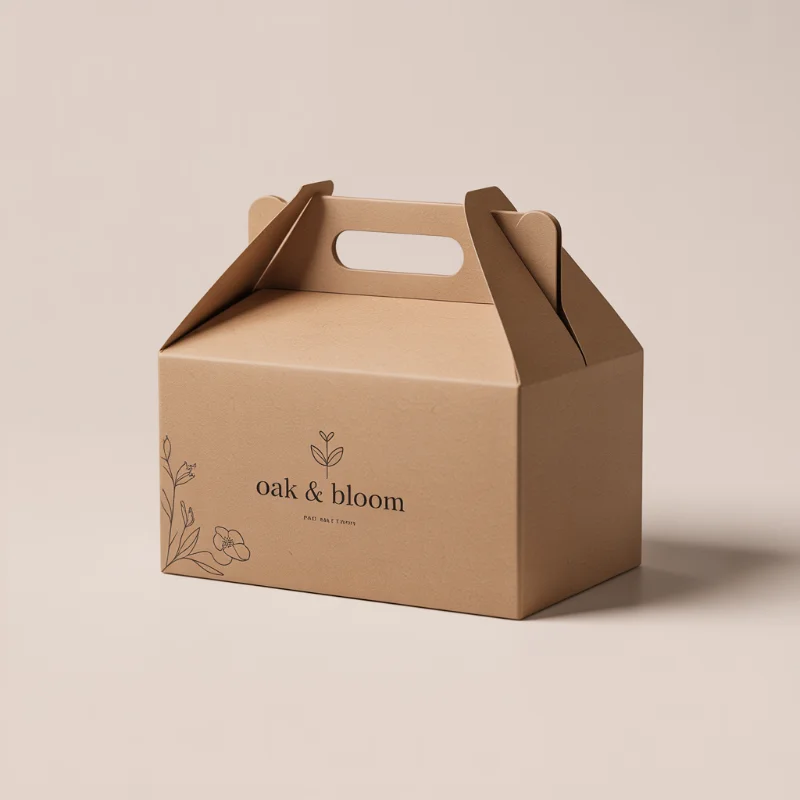 Kraft Paper Gable Box