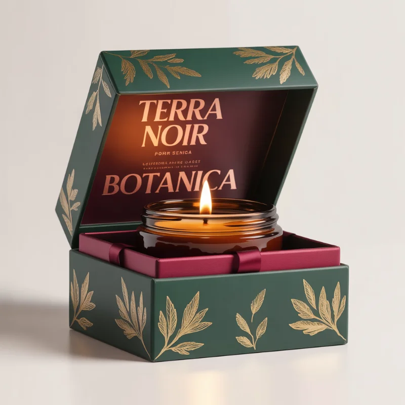 Magnetic Closure Candle Boxes