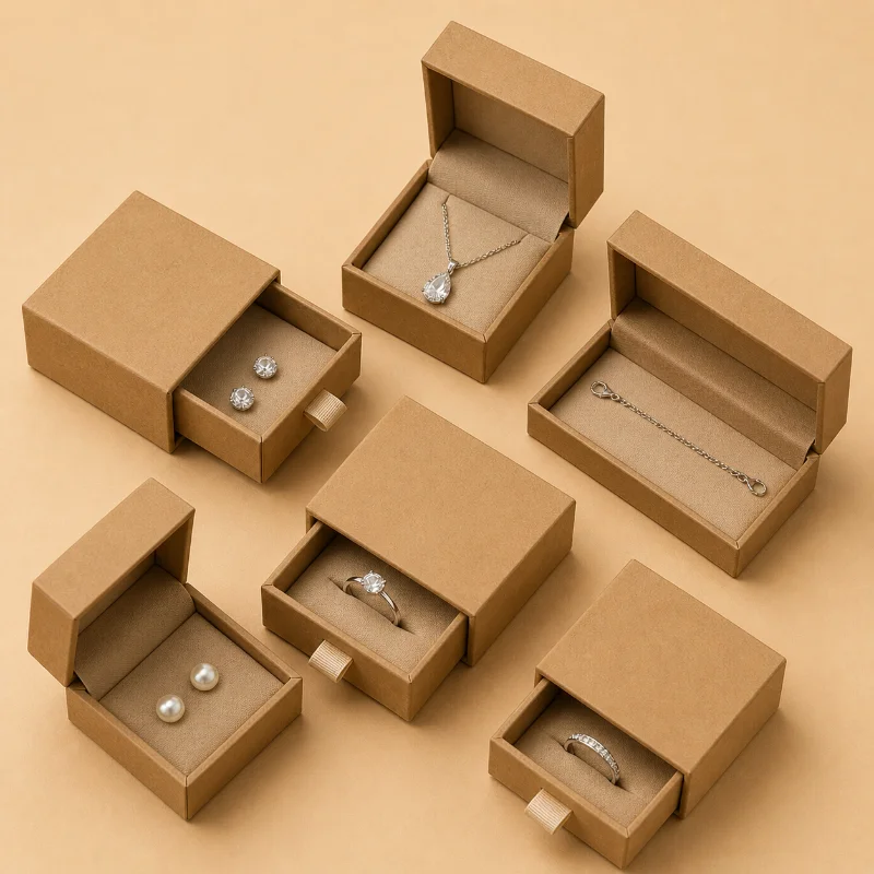 Custom Kraft Jewelry Boxes