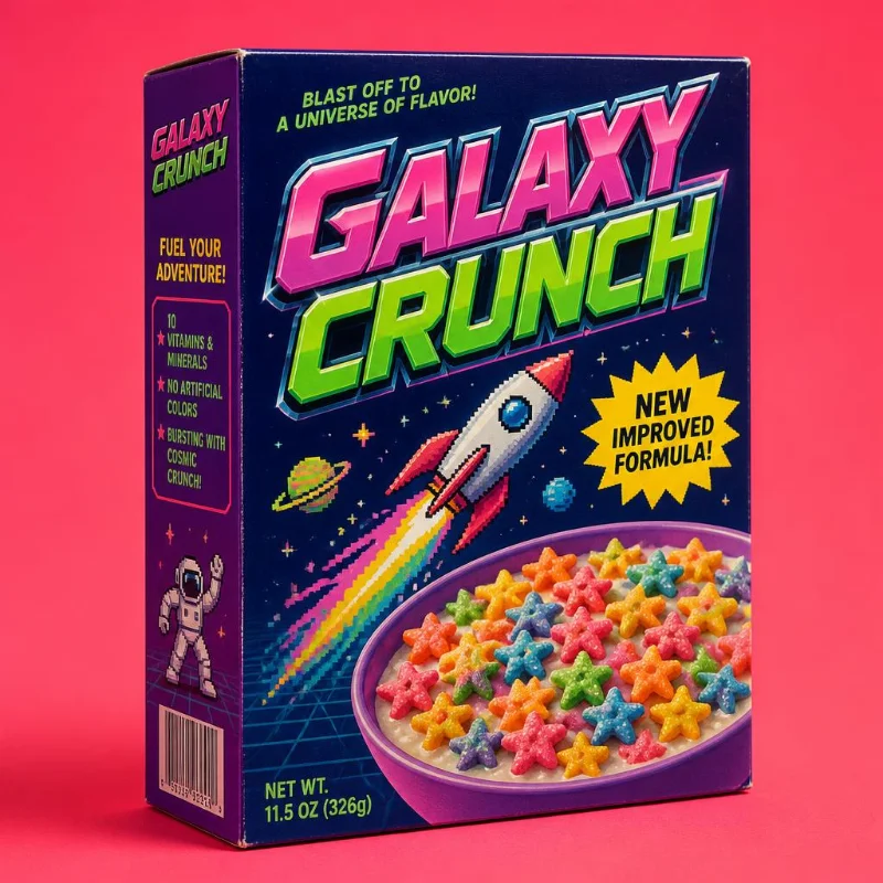 Custom Vintage Cereal Boxes 1