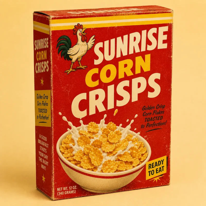 Custom Vintage Cereal Boxes