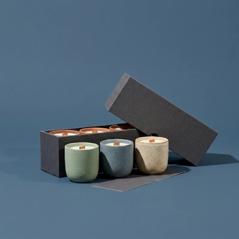 Linen Candle Boxes 1