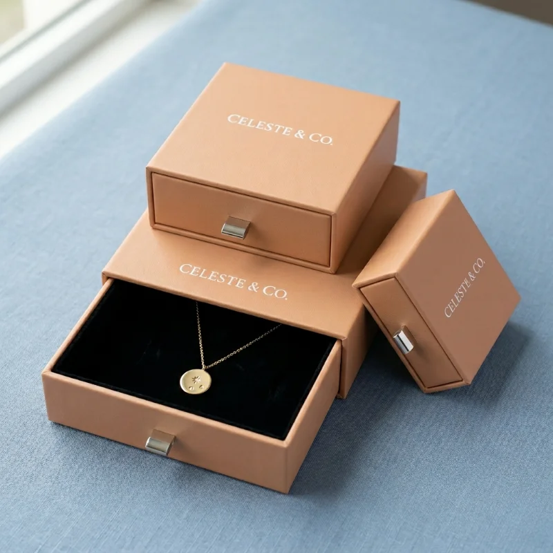Natural Kraft Jewelry Boxes