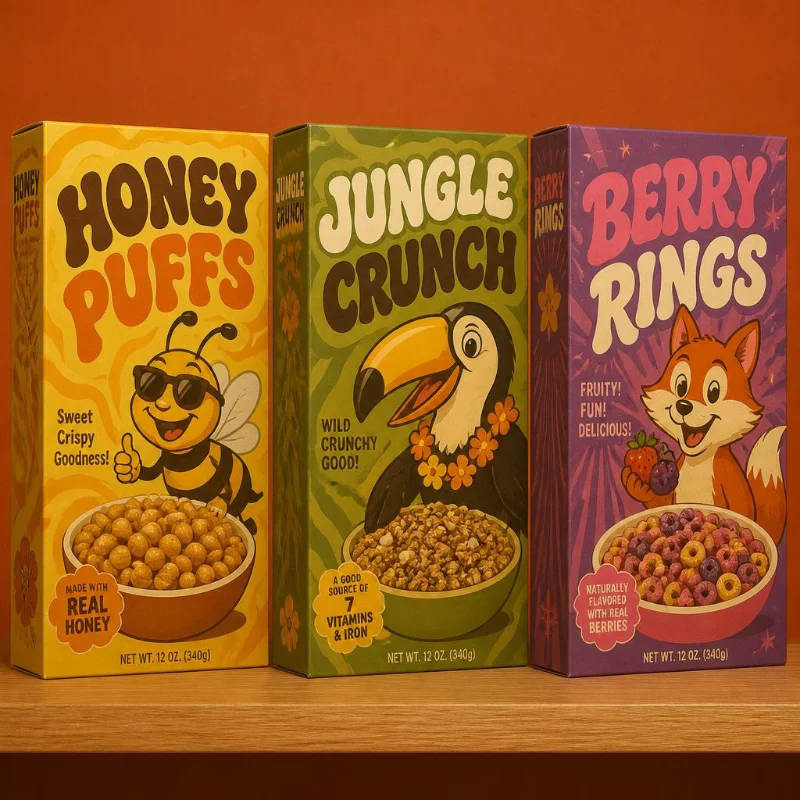 Vintage Cereal Boxes Pictures
