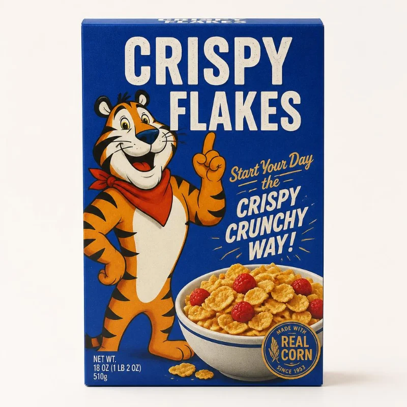 Custom Retro Cereal Box