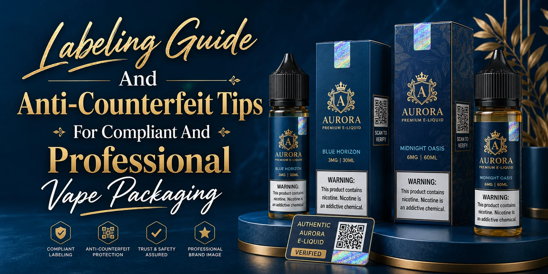 Labeling Guide Anti Counterfeit Tips Vape Packaging