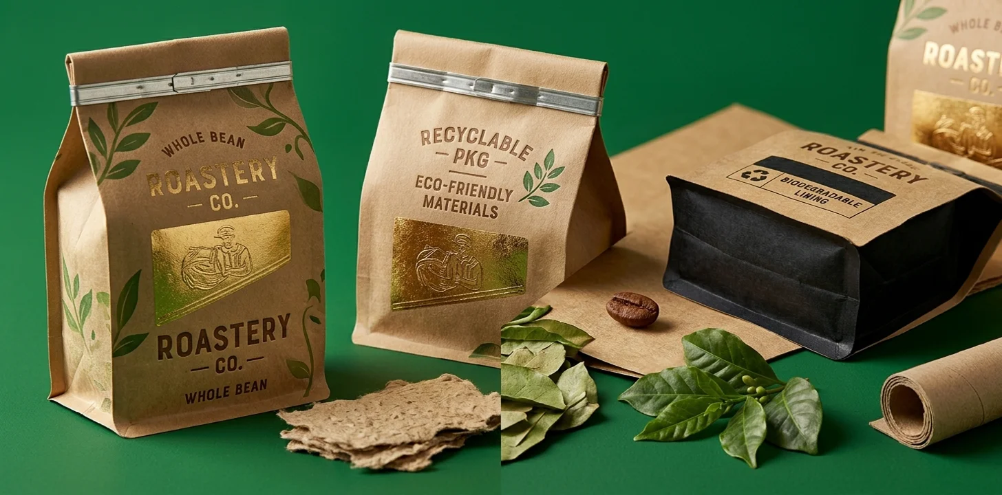 Custom Coffee Bags Kraft Tin Tie Packaging Custom Coffee Bags Kraft Tin Tie Packaging